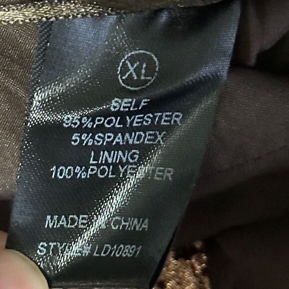 NWT Fashion Nova Meredith Jacquard Maxi Dress XL Regency Wedding Holidays - Picture 11 of 11